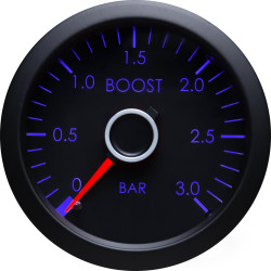 RACES VW Series gauge - Boost pressure (3BAR, mechanical) - red/blue