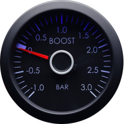 RACES VW Series gauge - Boost pressure (1-3BAR, mechanical) - red/blue