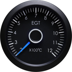 RACES VW Series gauge - Exhaust gas temperature - blue/white