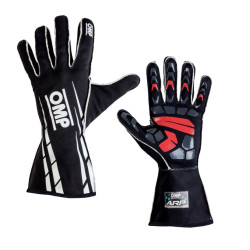 Race kart gloves OMP ARP, black