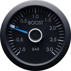 RACES VW Series gauge - Boost pressure (1-3BAR) - blue/white