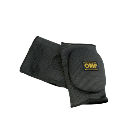 Neck collars and protections OMP padded knee pads, black | races-shop.com