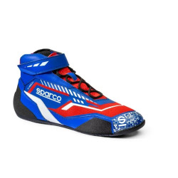 Karting shoes Sparco K-ROCK, cyan/red