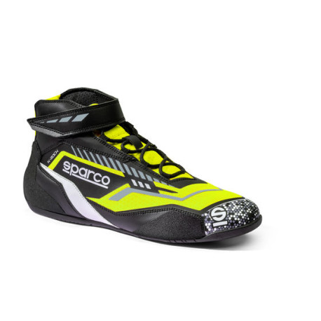 Shoes Karting shoes Sparco K-Rock 2025 black/fluo yellow | races-shop.com