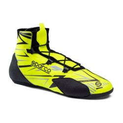 FIA karting shoes Sparco K-RAPID (lace closure), fluo yellow/black