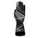 Race gloves Sparco K-ARROW + 2025 with FIA, black/grey