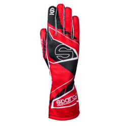 FIA karting gloves Sparco K-ARROW+ 2025 (external stitching), red/black