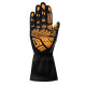 Gloves Race gloves Sparco K-ATTACK 2025, black/fluo orange | races-shop.com