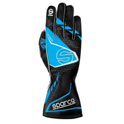 Race gloves Sparco K-ATTACK 2025, black/blue