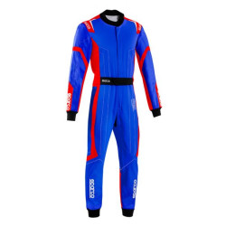 Race child suit SPARCO THUNDER K48 ADV whith FIA, blue/red