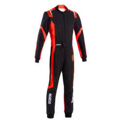 Race child suit SPARCO THUNDER K48 ADV whith FIA, black/red