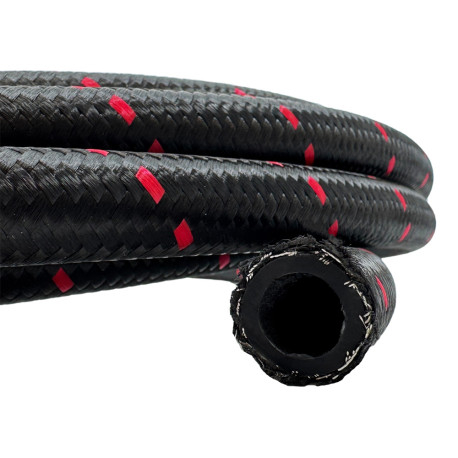 Hoses for oil RACES Performance black nylon braided fuel hose - AN8 | races-shop.com
