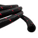 Hoses for oil RACES Performance black nylon braided fuel hose - AN8 | races-shop.com