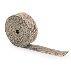 Exhaust insulating wrap Thermotec II. Generation, platinum, 50mm x 15m
