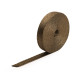 Insulation wraps Exhaust insulating wrap Thermotec II. Generation, carbon-titan, 25mm x 15m | races-shop.com