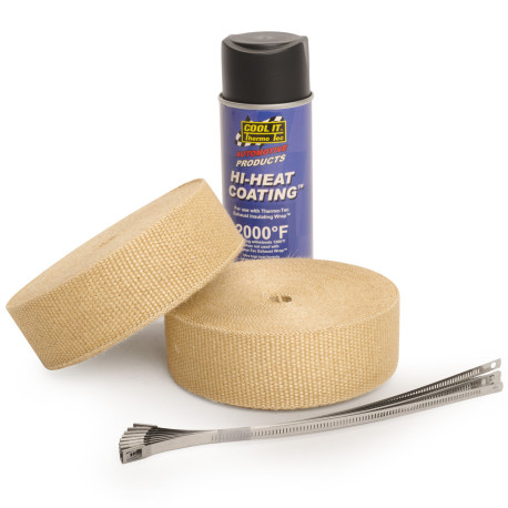 Hi-Heat Coatings Thermotec Exhaust Insulating Wrap Kits | races-shop.com