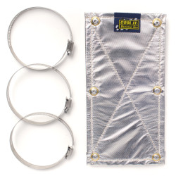Heat shield for exhaust Thermotec, 34,4x15,2cm