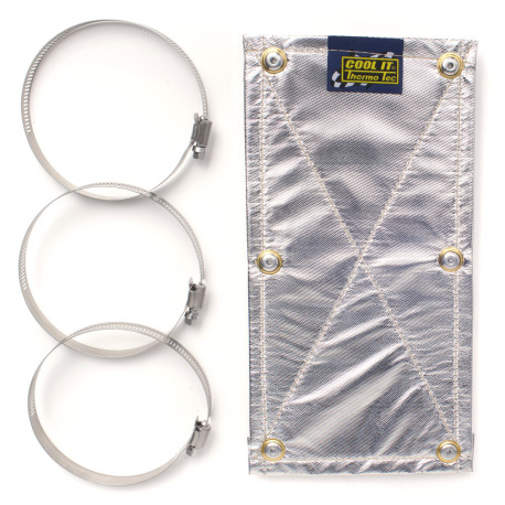 Covers, shields and heat insulations Heat shield for exhaust Thermotec, 34,4x15,2cm | races-shop.com