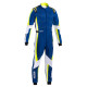 CIK-FIA karting suit SPARCO Kerb Advanced K48, blue/fluo/yellow