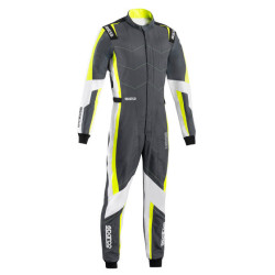 CIK-FIA karting suit SPARCO Kerb Advanced K48, grey/fluo/yellow