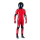 Suits CIK-FIA children`s karting suit SPARCO Kerb Advanced K48, red/black | races-shop.com