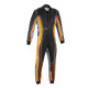 CIK-FIA children's karting suit SPARCO SUPERLEGGERA-K, black/fluo/orange