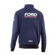 Hoodies and jackets Sparco Ford Performance Half Zip Sweatshirt, blue | races-shop.com