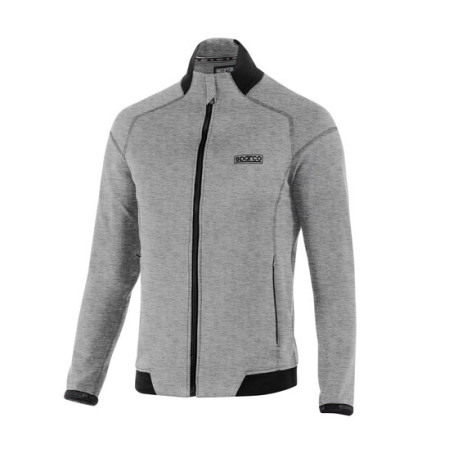 Hoodies and jackets Sparco Full Zip Light Sweatshirt, grey | races-shop.com