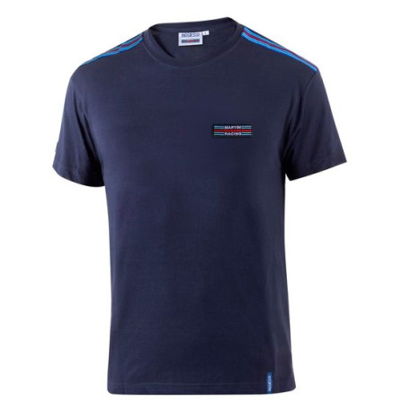 T-shirts Sparco Martini Racing Top Stripes T-Shirt, blue | races-shop.com