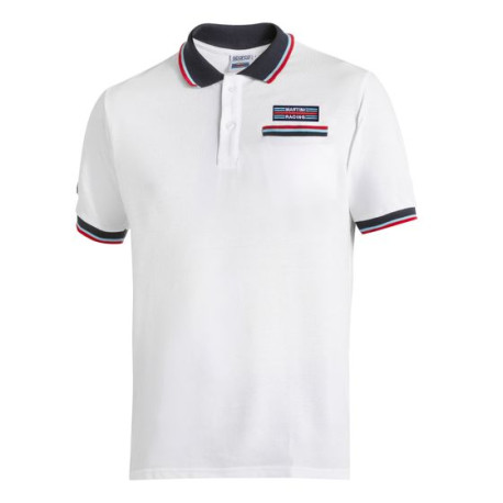 T-shirts Spacro Martini Racing Pocket Polo Shirt, white | races-shop.com