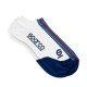 Socks SPARCO MARTINI RACING ICONIC (short), white/navy blue