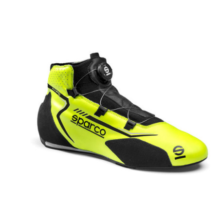 Shoes FIA race shoes Sparco RAPID, fluo yellow/black | races-shop.com