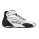 Shoes Shoes Sparco Skid 2025 with FIA, white/black | races-shop.com