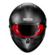 Full face helmets Helmet Sparco STEALTH RF CARBON whith FIA, red | races-shop.com