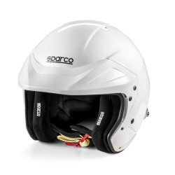 FIA open-face race helmet Sparco FLUX RJ, white