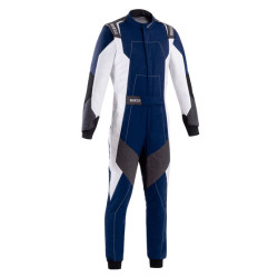 FIA racing suit SPARCO R580 X-Light Full Efficiency, navy blue/white