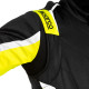 Suits FIA race suit Sparco SPRINT PRO 2025, black/fluo yellow | races-shop.com
