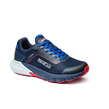 Work shoes Sparco safety shoes S-Park SEPANG, blue marine/red | races-shop.com