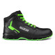Work shoes Sparco safety shoes TARGA-H S3S WILLY, black/fluo green | races-shop.com