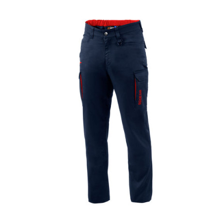 Lifestyle Sparco FTW Cotton Work Trousers VERMONT, navy blue/red | races-shop.com