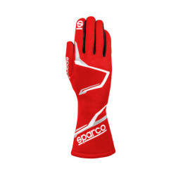 Race gloves Sparco LAND + 2025 with FIA, red