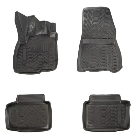 For specific model Rubber car floor mats for Dacia Duster 4x4 2024-up | races-shop.com