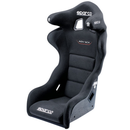 Sport seats with FIA approval Sport seat Sparco ADV-SCX H Carbon TECH with FIA, black | races-shop.com