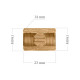 Couplings, reductions female to female Straight brake pipe coupler from M10x1 to M10x1, brass | races-shop.com
