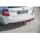Outlet Rear diffuser V.2 Skoda Octavia RS Mk3 / Mk3 FL Hatchback / Estate DAMAGED | races-shop.com