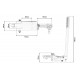 Outlet ODESA CNC hydraulic handbrake, vertical INCOMPLETE | races-shop.com