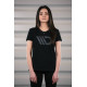 T-shirts MAXTON Design womens T-shirt, gray with red logo | races-shop.com