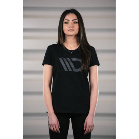 T-shirts MAXTON Design womens T-shirt, gray with red logo | races-shop.com