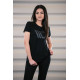 T-shirts MAXTON Design womens T-shirt, gray with red logo | races-shop.com