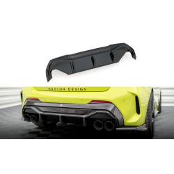 MAXTON DESIGN rear diffuser + Exhaust Ends Imitation for BMW 1 F40 M135i, V1, carbon